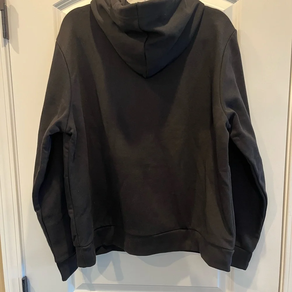 The North Face Black Hoodie with White Logo Men’s or Women’s New with tags.